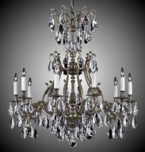 American Brass & Crystal CH9634-A-01G-PI - Ten Light Chandelier